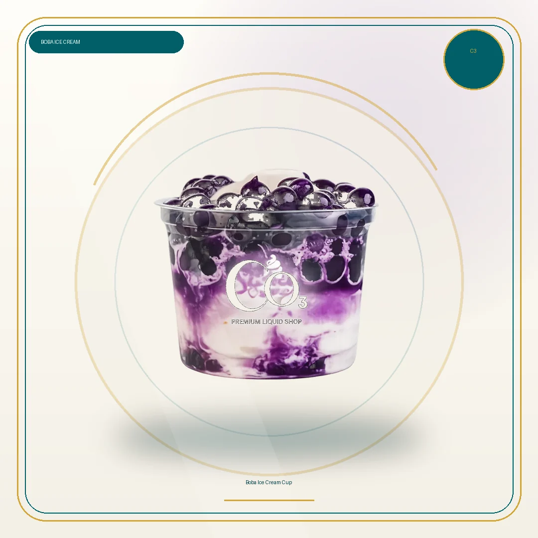 Boba Ice Cream Cup — CO3 Premium Liquid Shop